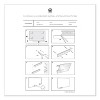 U Brands Floating Glass Dry Erase Board 36 x 36 White 3976U00-01 - 4 of 4