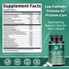 B Beworth Saw Palmetto for Men 500mg - Urinary & Hair Health Supplement with Pumpkin Seed Oill,Pygeum - 120 Capsules - 2 of 4