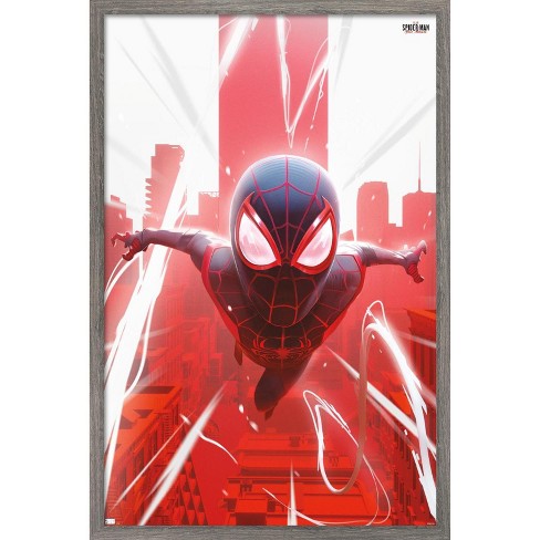 Trends International Marvel's Spider-man: Miles Morales - Suit Framed Wall  Poster Prints : Target