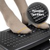 Mind Reader Foot Rest, Under Desk at Work, Ergonomic, Height Adjustable, Office, Plastic, 18"L x 13"W x 6.75"H, Black - 4 of 4