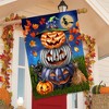 Briarwood Lane House Flag 40x28 For Outdoor Halloween Striped Pumpkin Stack For Halloween House Flag - 4 of 4