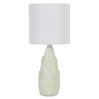 Resin Organic Table Lamp Silver - Decor Therapy