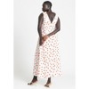 ELOQUII Women's Plus Size Polka Dot Shirred Maxi Dress - image 4 of 4