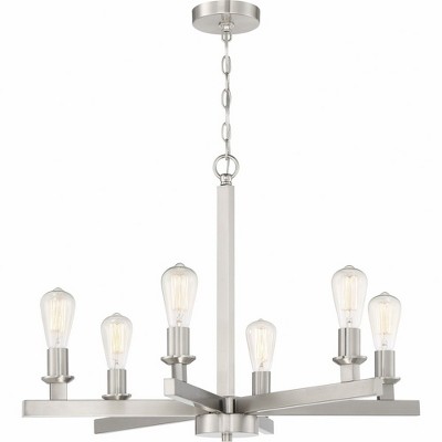 Craftmade Lighting Chicago 6 - Light Chandelier in  Brushed Polished Nickel