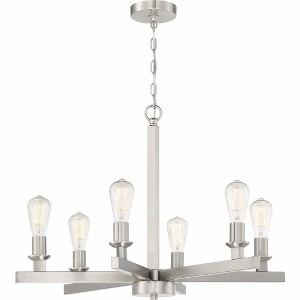 Craftmade Lighting Chicago 6 - Light Chandelier in  Brushed Polished Nickel - 1 of 2