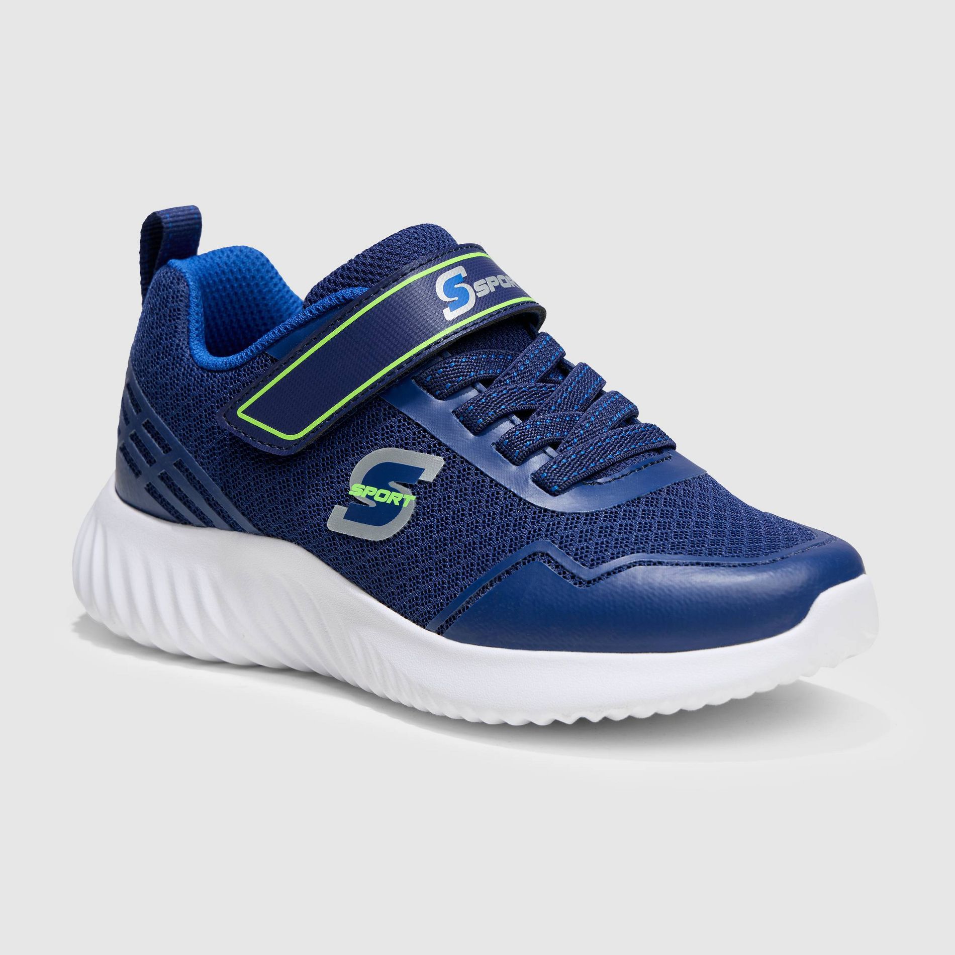 S Sport By Skechers Kids' Rayner Sneakers - Navy Blue