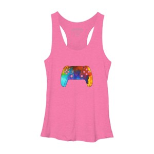Adult Design By Humans Pride Gamer Video Game Controller By Racerback Tank Top - 1 of 2