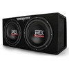 MTX Audio TNP212D2 Terminator Series Dual 12" 400W RMS Sealed Enclosure and Mono Block Amplifier - 3 of 4