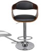 vidaXL Bar Stool Black and Brown - 3 of 4