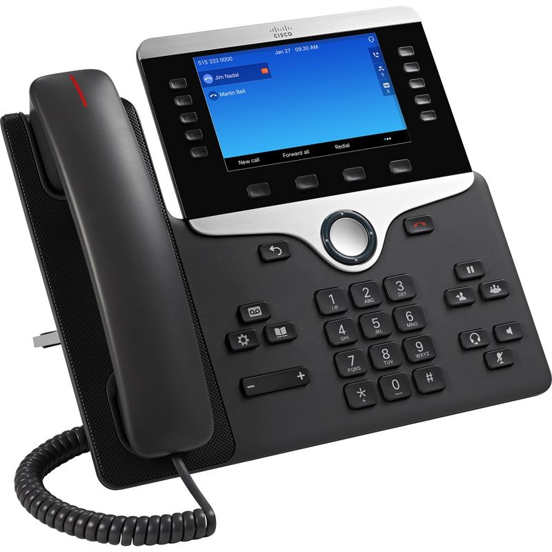 Cisco 8841 IP Phone - Wall Mountable - VoIP - Caller ID, 4 of 6