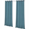 Kate Aurora Artisan Lightweight Transparent Faux Silk Sheer Grommet Single Curtain Panel - 4 of 4