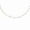 Black Bow Jewelry 8-9mm, White FW Cultured Pearl & Sterling Silver Clasp Necklace - 2 of 4