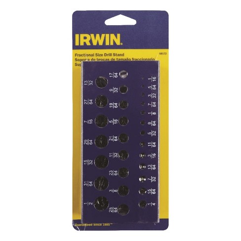 Irwin 1/16 To 1/2 In. Steel Drill Bit Tool 1 Pc : Target