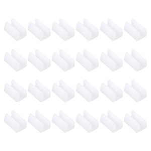 Unique Bargains Plastic Non-Slip Rectangle Floor Chair Leg Cover 36 Pcs - 1 of 4