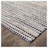 5'x8' Solid Woven Area Rug Brown/Beige - Anji Mountain: Handmade Jute & Cotton, Rustic Flatweave, Fair Trade Certified - 4 of 4