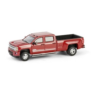 1/64 2018 Silverado 3500 HD Dually High Country Red Metallic Dually Drivers 15 46150-D - 1 of 4