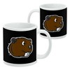 Minot State University Secondary Logo Ceramic Coffee Mug Novelty Gift Mugs for Coffee Tea and Hot Drinks 11oz White - 2 of 4