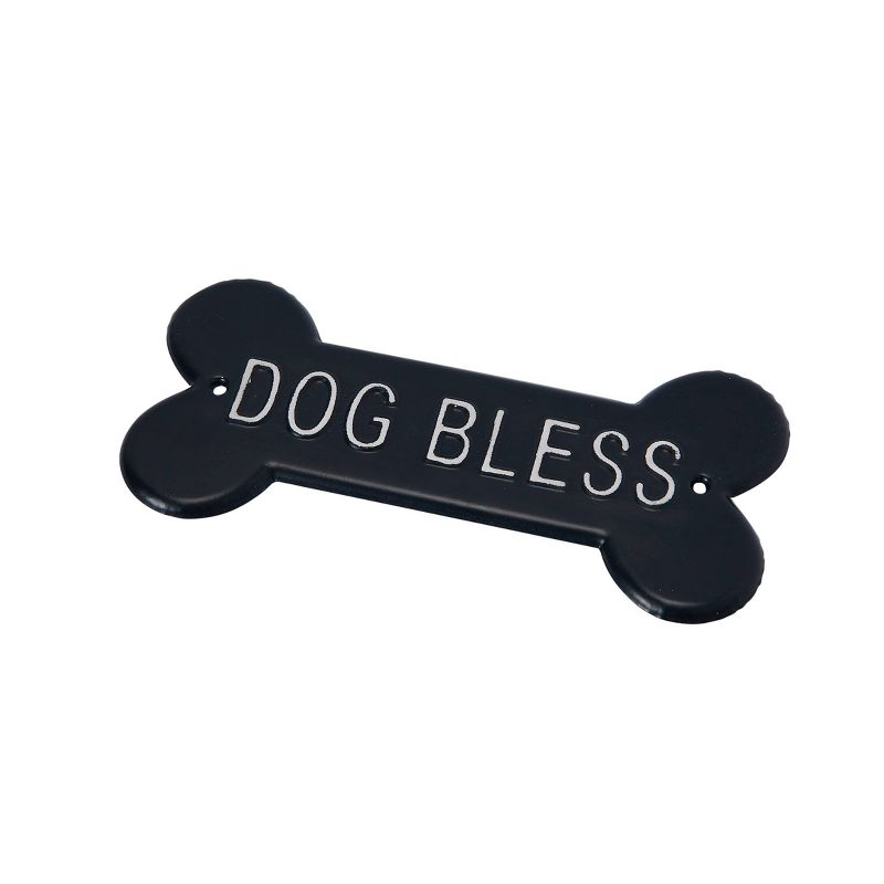 Storied Home Decorative Metal Dog Bless Wall Sign, 4 of 6