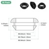 Unique Bargains Rubber Corrosion-Resistant Snap-in Locking Hole Plugs Black - 3 of 4