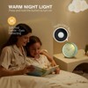 Aoibox Silent Analog Alarm Clock with Night Light, Non-Ticking Round Metal Design for Bedroom, Office, Kids, Adults, Seniors, Gift - 3 of 4