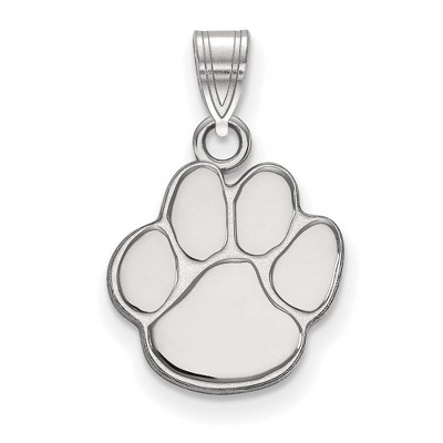 Black Bow Jewelry Sterling Silver Auburn Tigers NCAA Small Pendant