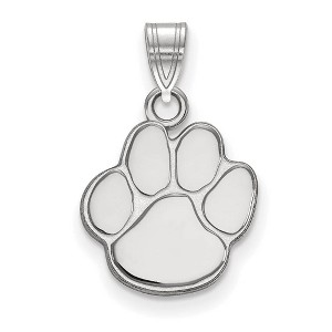 Black Bow Jewelry Sterling Silver Auburn Tigers NCAA Small Pendant - 1 of 3