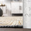 Nuloom Katya Geometric Tiled Jute Indoor Area Rug, 4' x 6', Blue - 3 of 4
