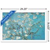Trends International Almond Branches In Bloom by Vincent van Gogh Framed Wall Poster Prints - 3 of 4