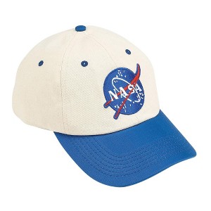 Aeromax NASA Astronaut Flight Suit Cap Adjustable Child Costume Hat | Youth Size - 1 of 4