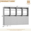 Besiost Closet Organizer System with Wood Drawers and Shelves - 2 of 4