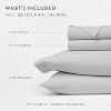 100% 4PC Cotton Sheet Set, Brushed & Pre-Washed Bedding for Softness & Comfort – Becky Cameron - 3 of 4