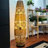 Artloge Rustic Boho Hand-Woven Free Standing Floor Lamp Corner Night Light with 3 Colors - 4 of 4