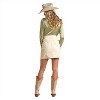 Women's Faux Leather & Studded Mini Skirt - Rock & Roll Denim - 2 of 4