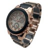 Olivia Pratt Two Tone Rose Gold Color with Acrylic Accent Women Watch - 2 of 3