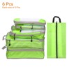 Unique Bargains Suitcases Compression Packing Cube Wear-resistant Travel Luggage Organizers Bag 6 Pcs - 3 of 3