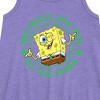 Girls' - SpongeBob Squarepants - Who Needs Luck With This Charm Graphic Sleeveless Aline Dress - 2 of 4