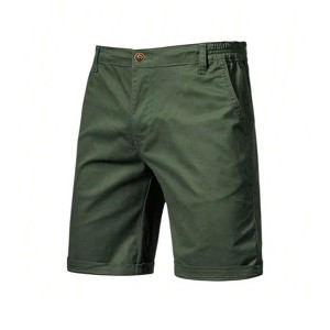 Mens Summer Chino Shorts Soft Feel With Dual Pockets - 1 of 4
