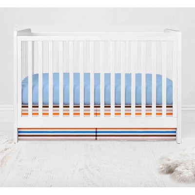 Bacati - Mod Sports Blue Crib or Toddler Bed Skirt