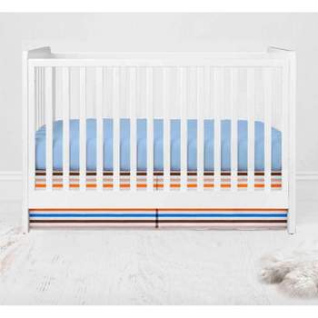 Bacati - Mod Sports Blue Crib or Toddler Bed Skirt