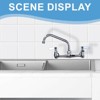 WOWOW 8 in. Commercial Faucet Swivel Spout Replacement in Polished Chrome with G3/4 Internal Thread - 2 of 4
