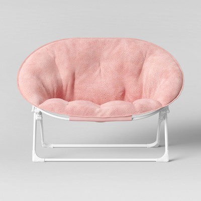 pillowfort fuzzy saucer chair