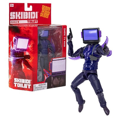 Skibidi Toilet Dark TV Man 6" Deluxe Action Figure