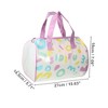 Unique Bargains Cylinder Cosmetic Bag Purple 1 Pc - 2 of 4