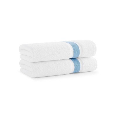 Aston & Arden Ombre Border Turkish Towels - Arkwright Home