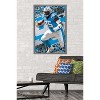 Trends International NFL Carolina Panthers - Derrick Brown 24 Framed Wall Poster Prints - 2 of 4