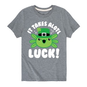 Boys' - Instant Message - St. Patrick's Day It Takes Alotl Luck Short Sleeve Graphic T-Shirt - 1 of 4