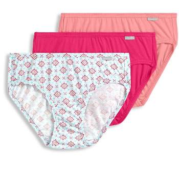 New Jockey Women's size 9 Underwear Elance Cotton Bikini 3 Pack