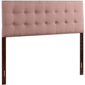 Passion Furniture Super Nova Queen Upholstered Tufted Panel Headboard - 1 of 4
