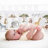 Sweet Jojo Designs Gender Neutral Unisex BreathableBaby Breathable Mesh Crib Liner Jungle Green Yellow White - 3 of 4