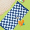 Blue Checker Beach Towel - Sun Squad™ - 2 of 3